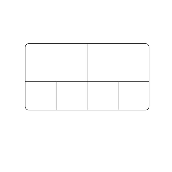 Nevs Cerner / PathNet - Multi Set label - Knife-Cut 2-5 x 4, PK4 CB-CERN-1 - main